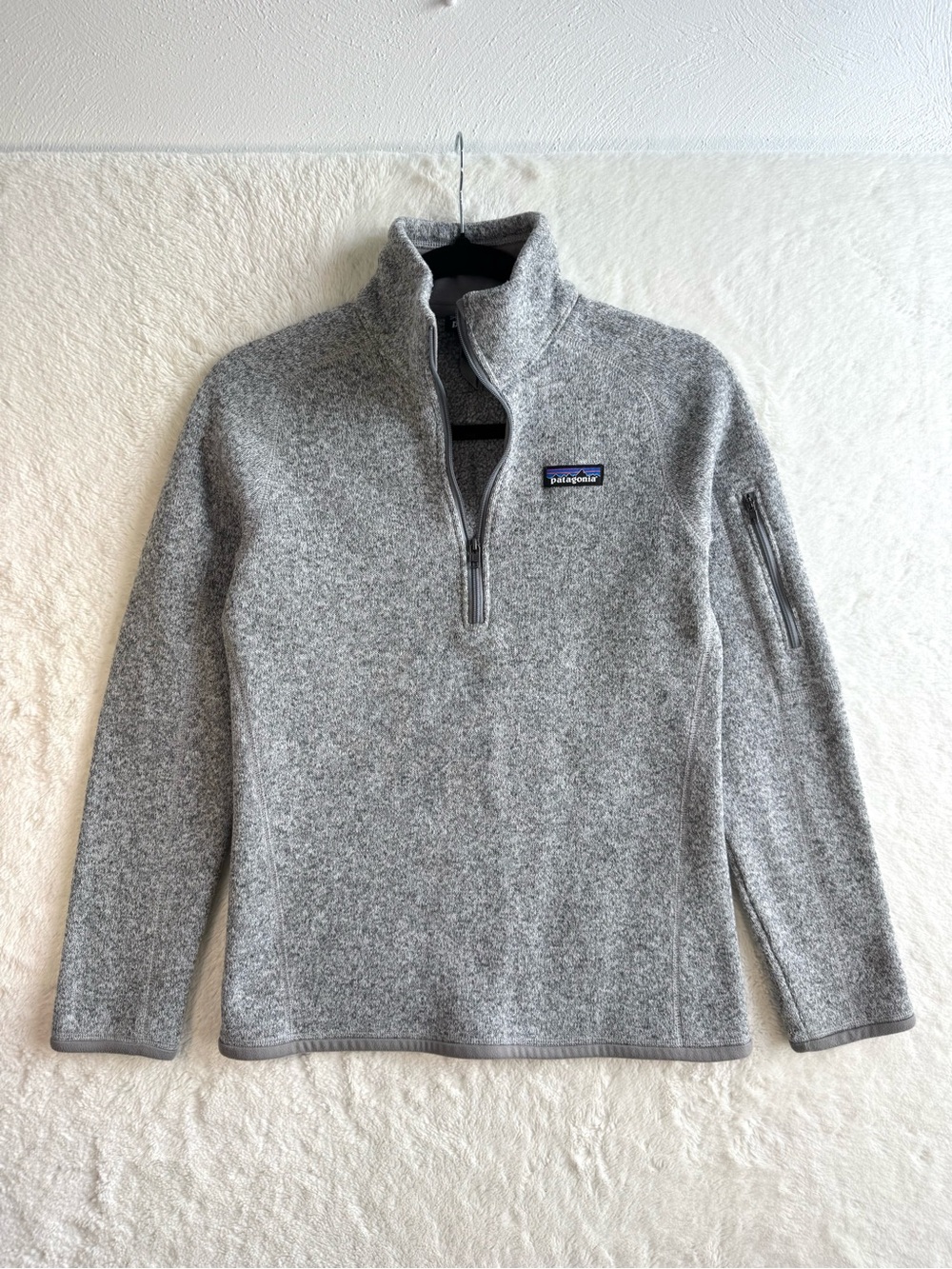 Patagonia Better Sweater 1/4 Zip Fleece Women’s XS Gray Outdoor Travel Gorpcore
